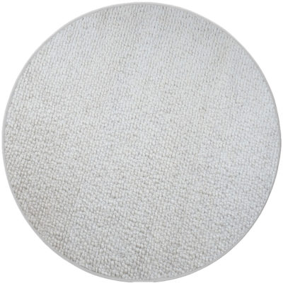 Vloerkleed Steve Wit Rond ø200 cm