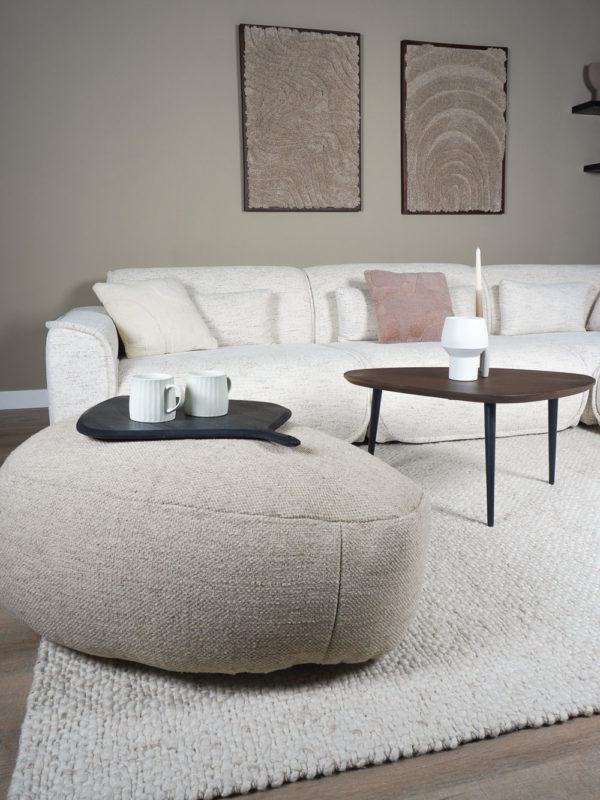 Vloerkleed Adige Cream/Grey - 300 x 400 cm - Afbeelding 3