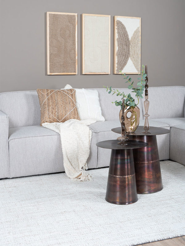 Vloerkleed Cross Light Beige - 300 x 400 cm - Afbeelding 3