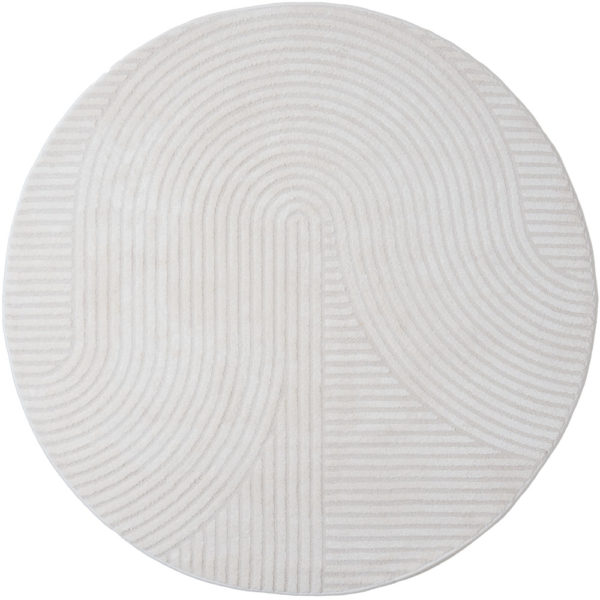 Vloerkleed Ella Cream Rond ø240 cm