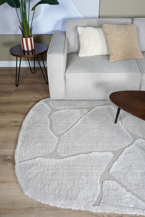 Vloerkleed Macy Beige - Rounded Corners 160 x 230 cm - Afbeelding 3