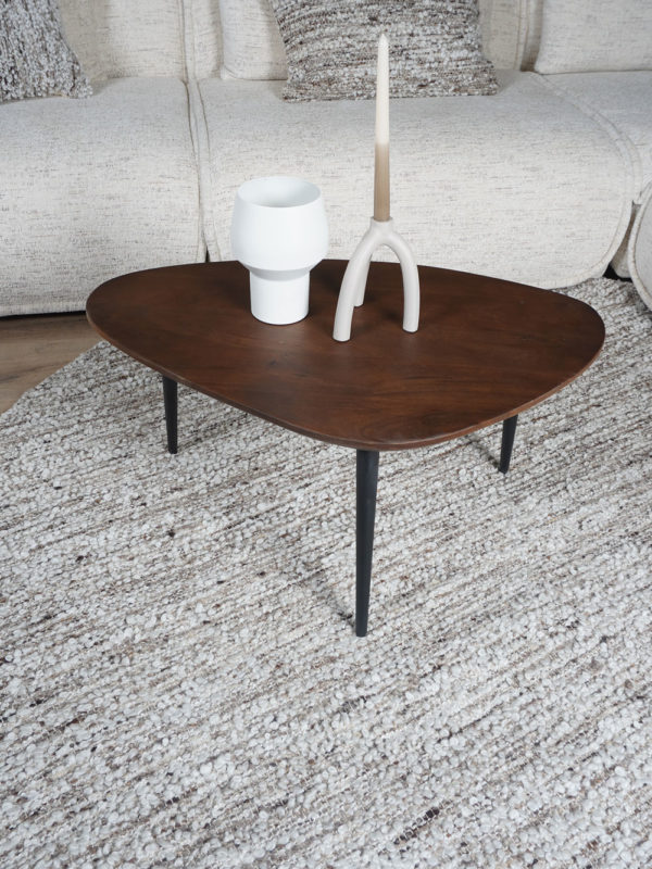 Vloerkleed Mica Beige Rond ø200 cm - Afbeelding 3