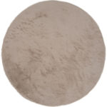 Vloerkleed Velluto Toffee - Rond ø200 cm