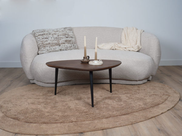 Wasbaar Vloerkleed Bodi - Taupe 160 x 230 cm - Afbeelding 2