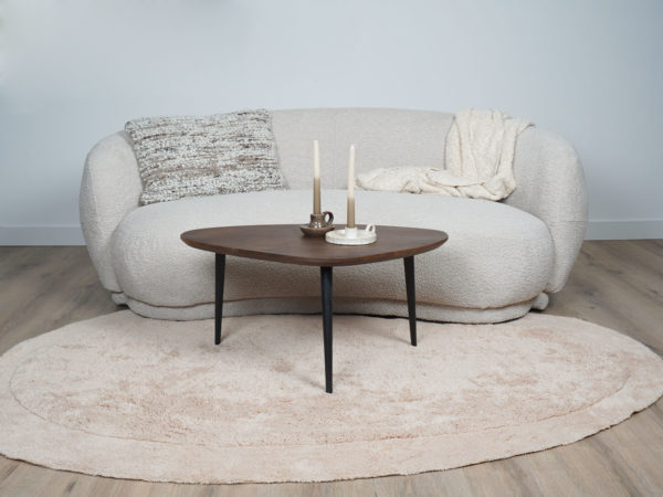 Wasbaar Vloerkleed Bodi - Beige 160 x 230 cm - Afbeelding 2