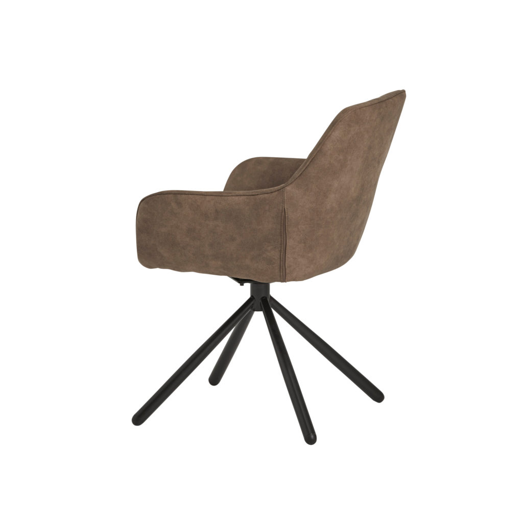 Rebel Spider eetkamerstoel - draaipoot 180ARS - Cowboy - Stone 809 - Afbeelding 2