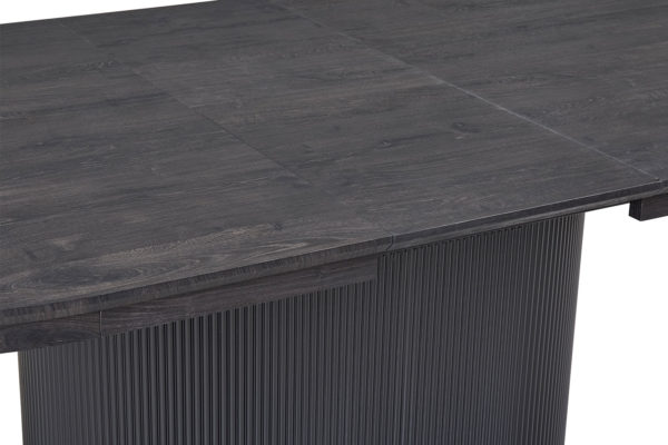 Uitschuifbare tafel 'Lagos' 180-220 cm Ovaal Decor Donkerbruin - Afbeelding 11
