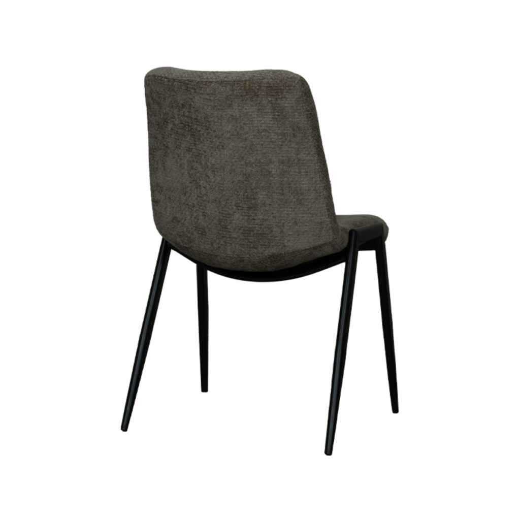LABEL51 Eetkamerstoel Noor - Hunter - Elite - Black Frame - Afbeelding 4