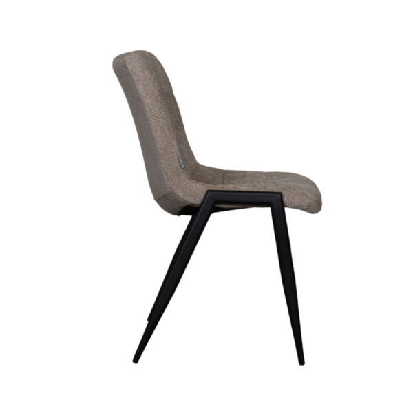 LABEL51 Eetkamerstoel Noor - Clay - Elite - Black Frame - Afbeelding 3