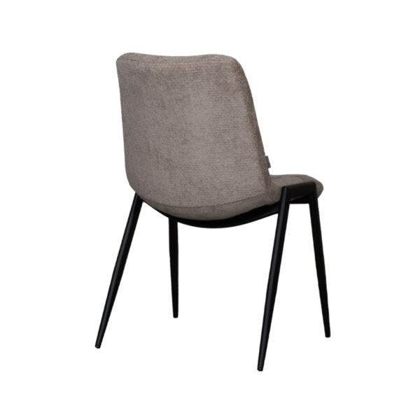 LABEL51 Eetkamerstoel Noor - Clay - Elite - Black Frame - Afbeelding 4