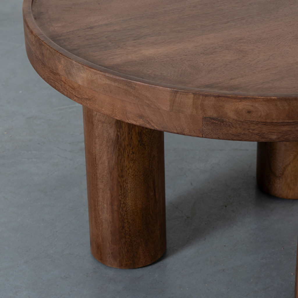 LABEL51 Salontafel Elly - Nature - Mangohout - 60 cm - Afbeelding 3