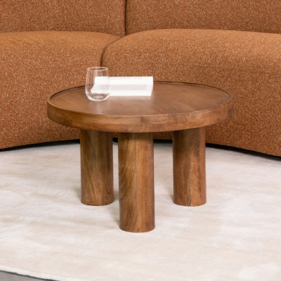 LABEL51 Salontafel Elly - Nature - Mangohout - 60 cm