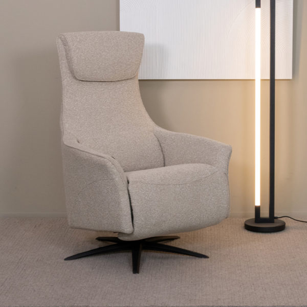 LABEL51 Fauteuil Lund - Naturel - Boucle - One Size - Afbeelding 2