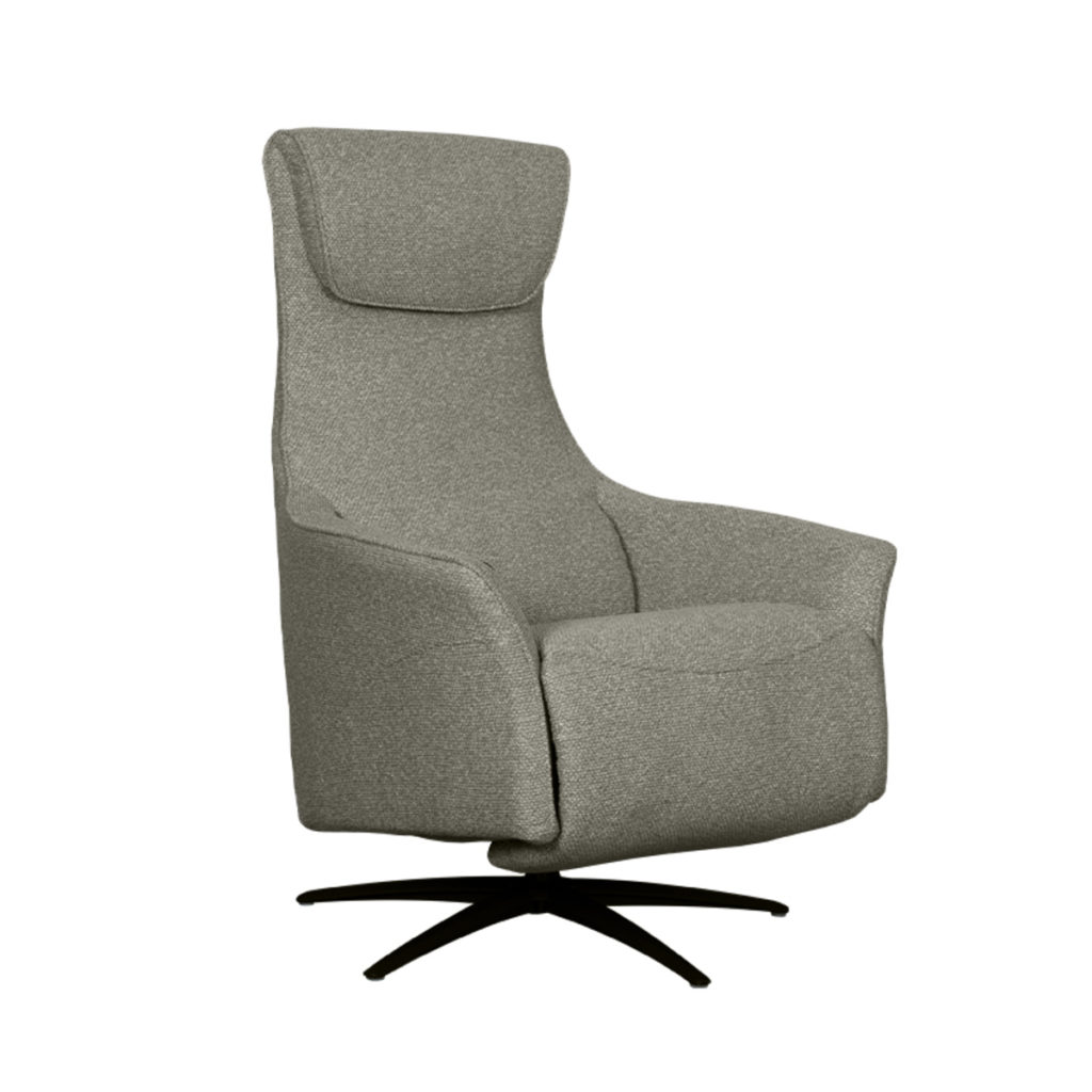LABEL51 Fauteuil Lund - Truffel grijs - Boucle - One Size - Afbeelding 2