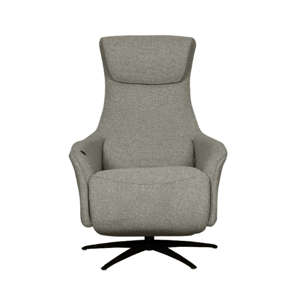 LABEL51 Fauteuil Lund - Truffel grijs - Boucle - One Size - Afbeelding 4