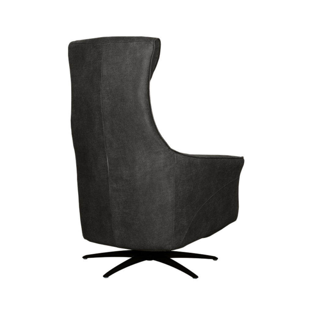 LABEL51 Fauteuil Lund - Antraciet - Micro Suede - One Size - Afbeelding 6