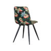 LABEL51 Eetkamerstoel Bistro - Multicolor - Fluweel - Black Frame - Afbeelding 5