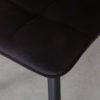 LABEL51 Eetkamerstoel Bistro - Zwart - Fluweel - Black Frame - Afbeelding 6