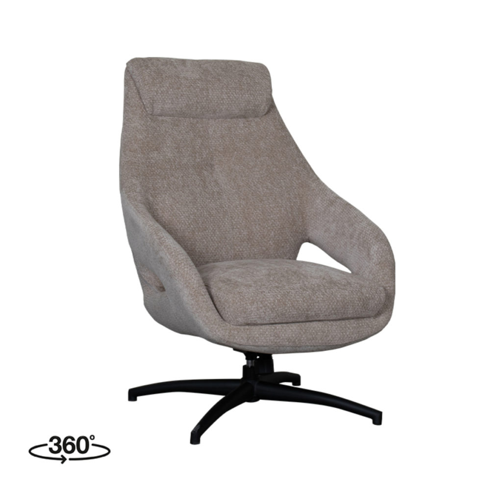LABEL51 Fauteuil Maxwell - Clay - Elite - One Size - Afbeelding 2