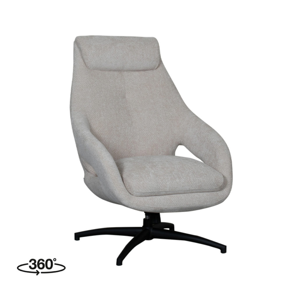 LABEL51 Fauteuil Maxwell - Naturel - Elite - One Size - Afbeelding 2
