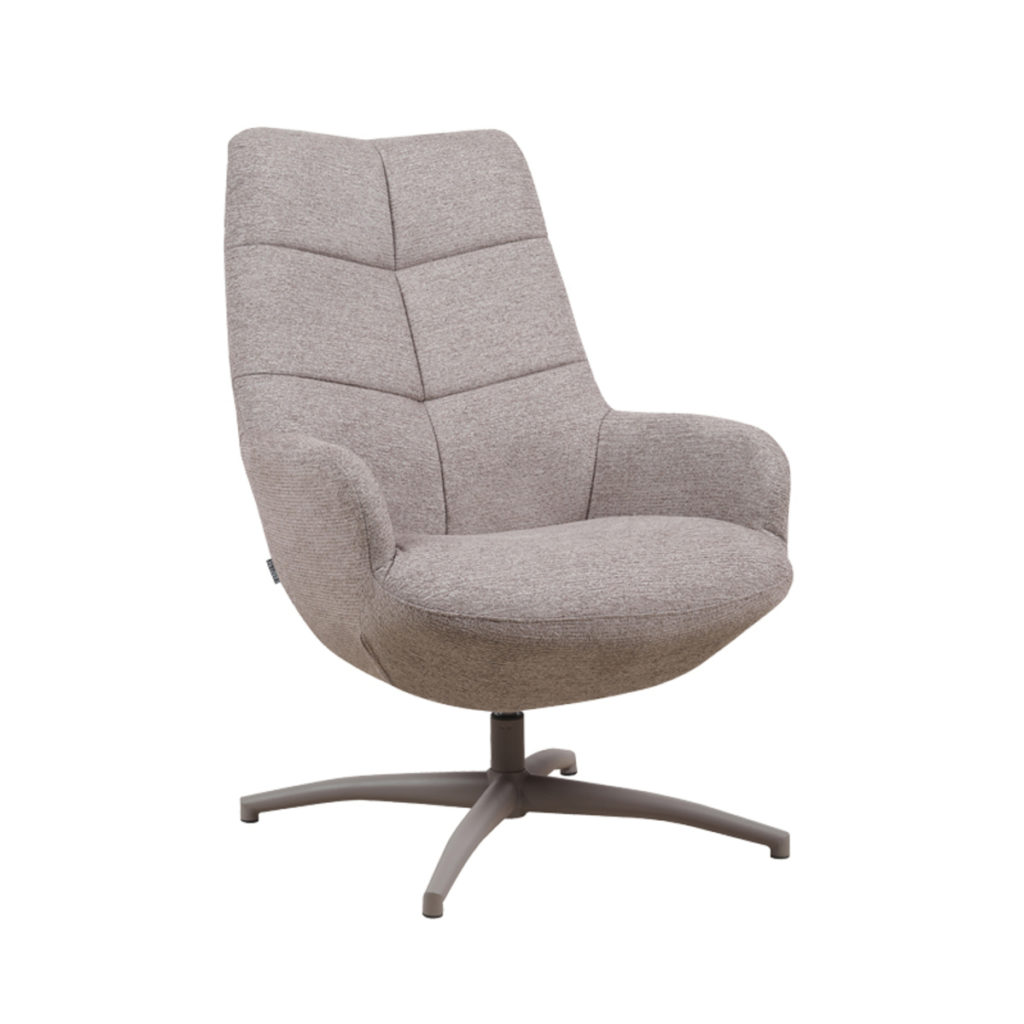 LABEL51 Fauteuil Winston - Taupe - Canyon - One Size - Afbeelding 2