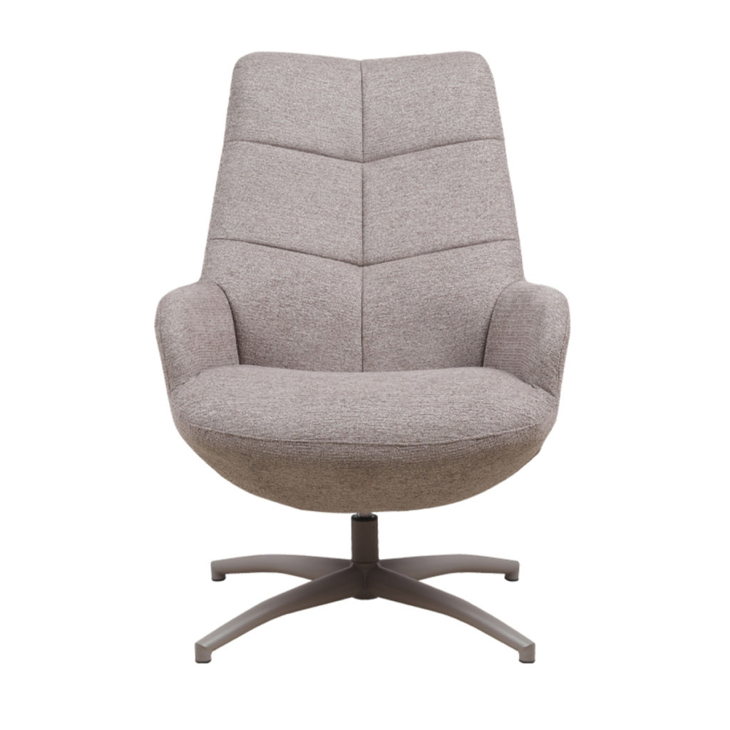LABEL51 Fauteuil Winston - Taupe - Canyon - One Size - Afbeelding 3