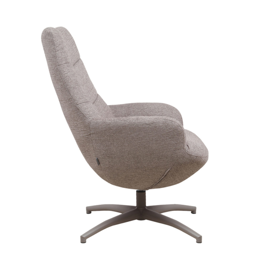 LABEL51 Fauteuil Winston - Taupe - Canyon - One Size - Afbeelding 4