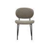 LABEL51 Eetkamerstoel Senn - Truffel grijs - Boucle - Black Frame - Afbeelding 2