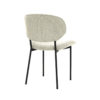 LABEL51 Eetkamerstoel Senn - Naturel - Boucle - Black Frame - Afbeelding 4