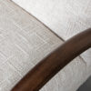 LABEL51 Fauteuil Viggo - Naturel - Boucle - Walnoot onderstel - Afbeelding 6