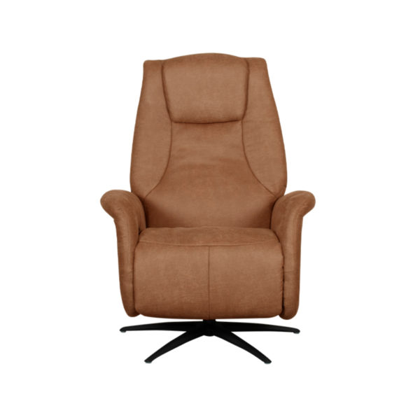 LABEL51 Fauteuil Stockholm - Cognac - Micro Suede - One Size - Afbeelding 4