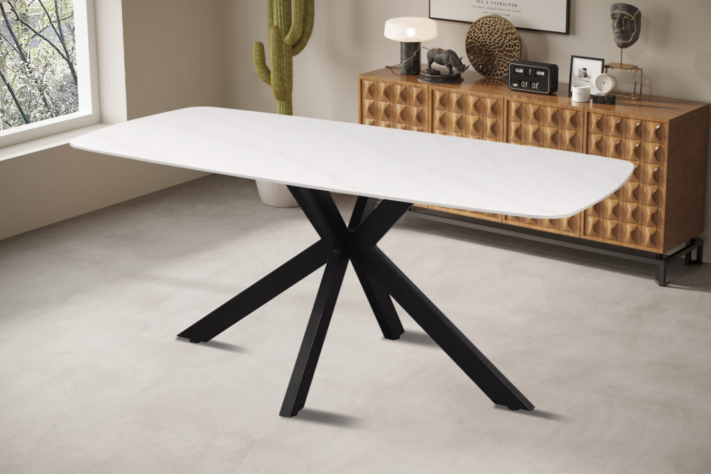 Tafel 'Apollo' 180 cm Deens Ovaal Steen Wit - Afbeelding 3