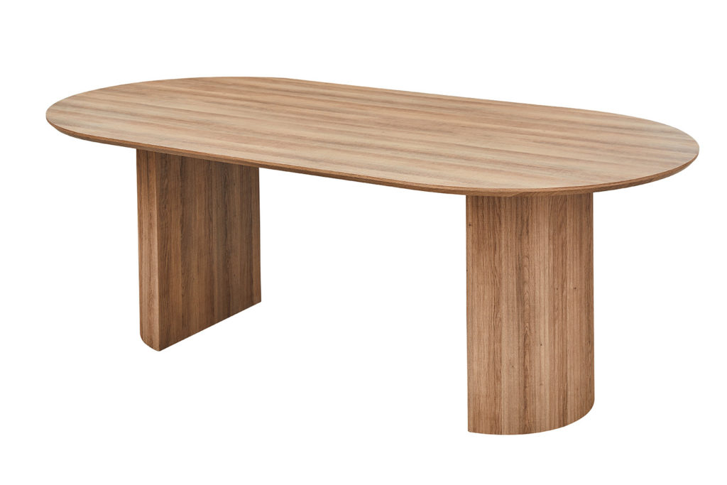 UITVERKOOP - Tafel 'Lagos' 220 cm Ovaal Decor Oude eik - Afbeelding 4