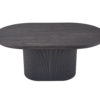 Uitschuifbare tafel 'Lagos' 180-220 cm Ovaal Decor Donkerbruin - Afbeelding 6