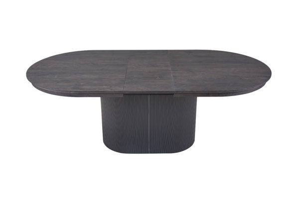 Uitschuifbare tafel 'Lagos' 180-220 cm Ovaal Decor Donkerbruin - Afbeelding 7