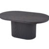Uitschuifbare tafel 'Lagos' 180-220 cm Ovaal Decor Donkerbruin - Afbeelding 8