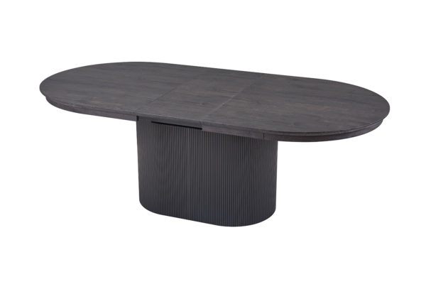 Uitschuifbare tafel 'Lagos' 180-220 cm Ovaal Decor Donkerbruin - Afbeelding 9