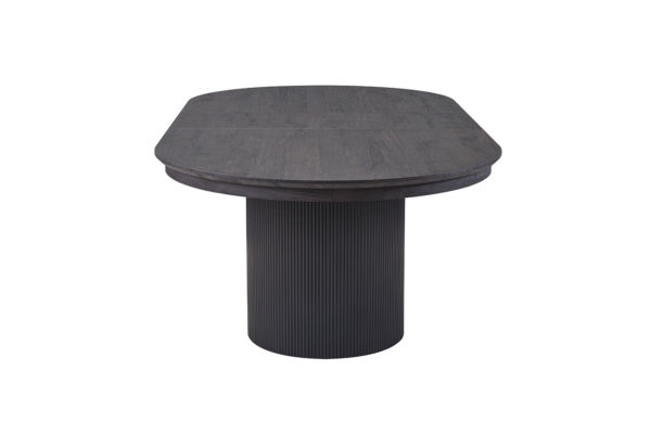 Uitschuifbare tafel 'Lagos' 180-220 cm Ovaal Decor Donkerbruin - Afbeelding 10