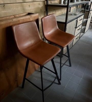 OUTLET! Barstoel PU Bruin