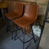 OUTLET! Barstoel PU Bruin - Afbeelding 3