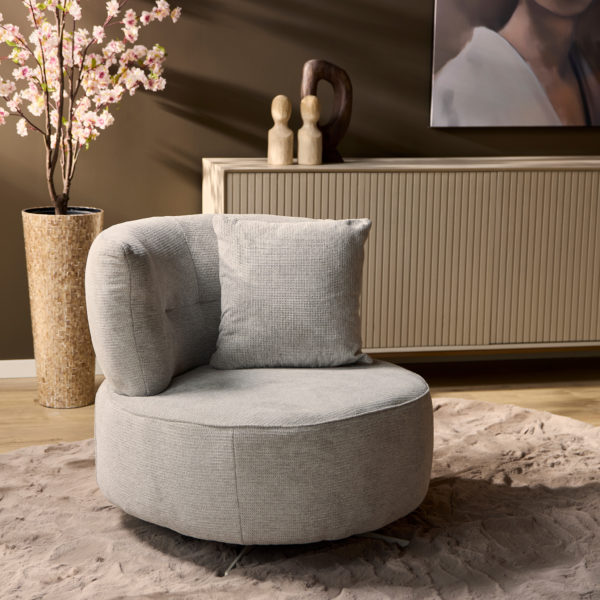Fauteuil Fien | Lichtgrijs