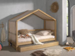FORREST huisbed in eik met rolbed en textielset.