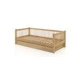 FORREST eiken cabin bed 90 x 200 cm met rollaway bed.