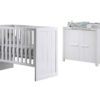 ERIK babybed met commode en verzorgingstafel