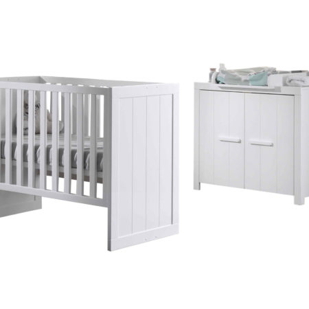 ERIK babybed met commode en verzorgingstafel