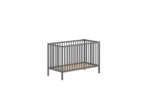 DINO BABYBED 60x120 CM ANTRACIET
