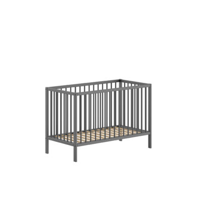 DINO BABYBED 60x120 CM ANTRACIET