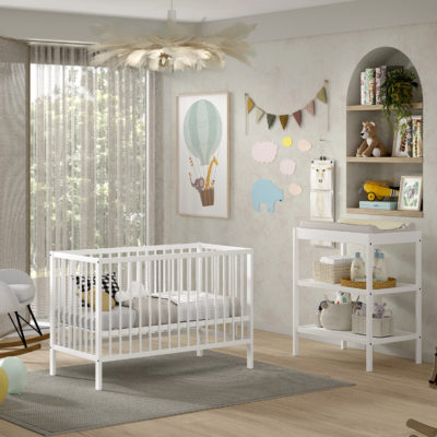 DINO kinderkamer set in wit