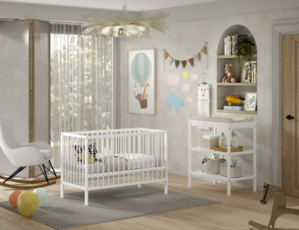 DINO kinderkamer set in wit