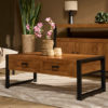 Salontafel Boaz met 2 lades | 120 cm